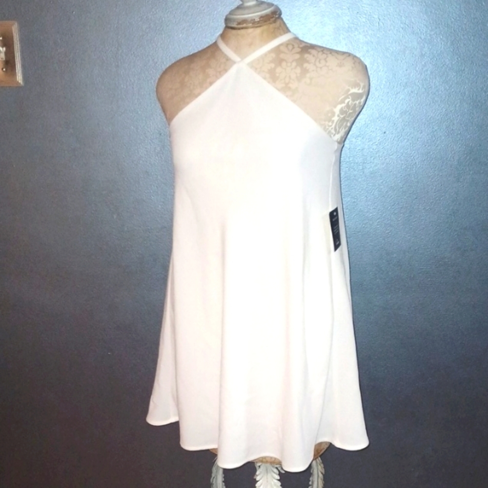 White Party Dress By Lulu's.  Size XS